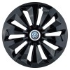 Set 4 capace roti Fox negru R15 Compatibil Cu Volkswagen, Autohelix MSA
