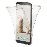 Cumpara ieftin Husa Full TPU 360&deg; (fata + spate) pentru Samsung Galaxy A6+ (2018), Transparent
