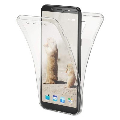 Husa Full TPU 360&amp;deg; (fata + spate) pentru Samsung Galaxy A6+ (2018), Transparent foto