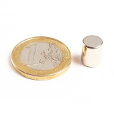 Magnet neodim cilindru &Oslash;8&amp;#215;10 mm, putere 2,4 kg, N38