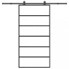 VidaXL Ușă glisantă cu set feronerie 102x205 cm ESG sticlă și aluminiu 3332832