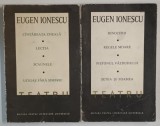 TEATRU , VOLUMELE I - II de EUGEN IONESCU , 1968 *EDITIE BROSATA , *MINIMA UZURA