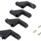 Set M&acirc;nere Perete Negru 95mm