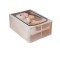 Cutie depozitare pantofi pliabila, transparenta, 40x30x15 cm, plasa pvc impermeabila, cadru otel, fermoar dublu