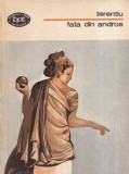 Carte Terentiu - Fata din Andros, Editura Minerva, 1975, 306 pagini, 10 x 18 cm, brosata, romana, stare buna