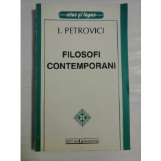 FILOSOFI CONTEMPORANI - Ion PETROVICI