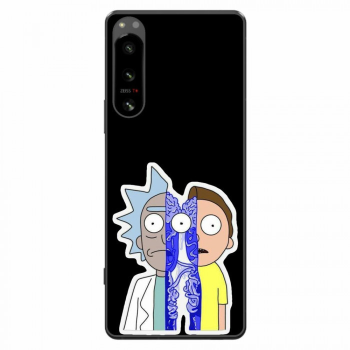 Husa compatibila cu Sony Xperia 5 IV Silicon Gel Tpu Model Rick And Morty Connected