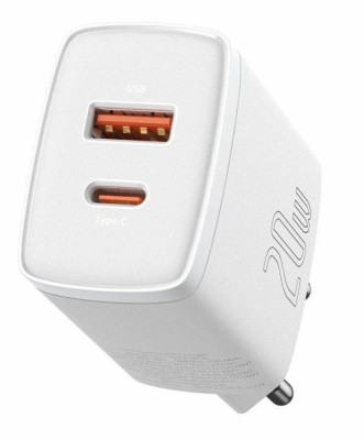 Incarcator Baseus Compact, QC 20W, alb foto