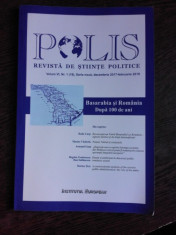 POLIS, REVISTA DE STIINTE POLITICE , VOLUM VI, NR.1(19), DECEMBRIE 2017-FEBRUARIE 2018 foto