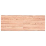 vidaXL Blat masă, 140x50x(2-4) cm, maro, lemn tratat contur organic