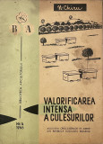 VALORIFICAREA INTENSA A CULESURILOR - N. CHIRU,