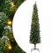 vidaXL Brad Crăciun artificial subțire cu 300 LED-uri, 180 cm 3315760