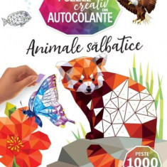 Animale sălbatice. Puzzle creativ din autocolante - Paperback brosat - *** - Litera