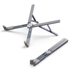Suport Reglabil Stand pentru Laptop cu Diagonala 17.3 - Dux Ducis - Grey foto