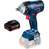 Bosch GDS 18V-400 + GBA - Masina de insurubat cu impact patrat 1/2 inch 400 Nm M10-M20 + Acumulator Li-Ion 18 V 5 Ah