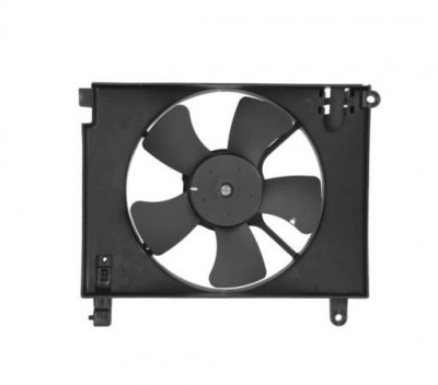 GMV radiator electroventilator Chevrolet Aveo (T250), 2006-2011, motor 1.2; 1.4, benzina, fara AC, 110W; 300 mm; 2 pini foto