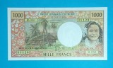 Bancnotă Polinezia Franceza (pick 2) 1000 Francs 1996 UNC serie: B.050 09128