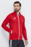 Adidas Performance hanorac de antrenament Entrada 22 culoarea roșu, cu imprimeu H57537