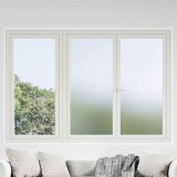 vidaXL Folii fereastra, mată, gri, PVC 3206455