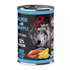 Alpha Spirit Dog Wet - Salmon &amp; Pineapple 400 g