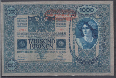 BANCNOTA GERMANIA 1000 MARCI EMISA 2 IANUARIE 1902 XF + foto