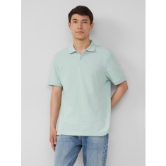 s.Oliver Tricou polo barbati, Regular fit din bumbac, Verde menta, XL