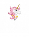 Balon Folie Mini Unicorn Magic Pink 30x40 cm