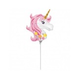Balon Folie Mini Unicorn Magic Pink 30x40 cm