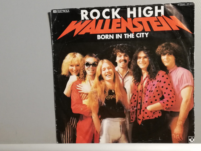 Wallenstein &ndash; Rock High/Born in The City (1980/EMI/RFG) - Vinil Single pe &#039;7/NM