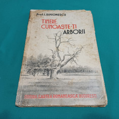 TINERE, CUNOAȘTE-ȚI ARBORII /PROF. I. SIMIONESCU / 1938 *