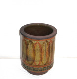Vaza colectie, ceramica formata manual - 402 - semnata Ulla Winblad, Alingsas