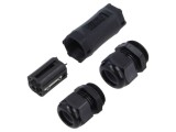 Conector alimentare AC terminal cu şurub TH400 4 piste TECHNO