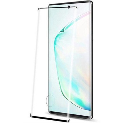 Folie protectie de sticla 9H, sticla securizata pentru Samsung Galaxy Note 10 Plus, Negru foto