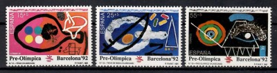 Spania 1991 - Jocurile Olimpice - Barcelona &amp;#039;92, Spania, MNH foto