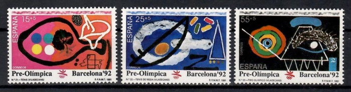 Spania 1991 - Jocurile Olimpice - Barcelona &#039;92, Spania, MNH