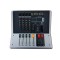 Mixer audio profesional cu amplificare, 4 intrari microfon, USB si 4 canale