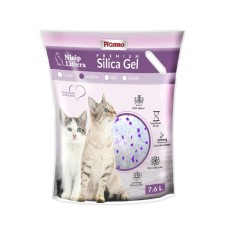 Asternut igienic pentru pisici Silica Gel Figaro 7,6L cu lavanda