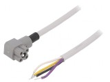 Conector pătrat mamă 4 pini IP65 gri 50V 10A