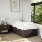 vidaXL Cadru de pat fără saltea, maro &icirc;nchis, 90x200 cm, textil 3284704