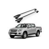 Bare portbagaj transversale auto aluminiu compatibile Chevrolet D-Max (Rt50) cabina dubla 2012-2015 92 cm Cod: KL5