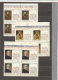 ROMANIA 1968 LP 679 - 120 ANI DE LA REVOLUTIA DIN 1848 BLOCURI DE 4 TIMBRE MNH