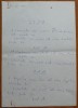 Manuscris olograf Geo Bogza, Suma, 3 pagini, 1979
