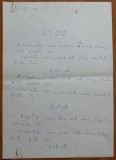 Manuscris olograf Geo Bogza, Suma, 3 pagini, 1979