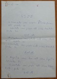 Manuscris olograf Geo Bogza , Suma , 3 pagini , 1979