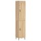Dulap inalt, stejar sonoma, 34,5x34x180 cm, lemn prelucrat