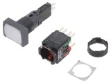 Comutator apăsare 16mm 1 NC NO XB6DW1B5B