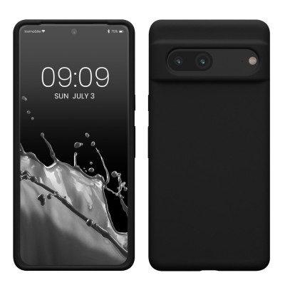 Husa Kwmobile pentru Google Pixel 7, Gri inchis, Silicon, KWM0000171I035C foto