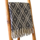 Patura Boho Confort - 125x150cm - Negru si Bej