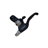 Maneta frana stanga TEKTRO CL535F-RT, twist grip, vbrake, 4 degete, design integrare sonerie, aluminiu, negru Ultimate FactoryBikes