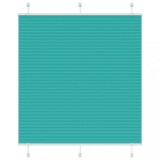 vidaXL Jaluzea plisată verde petrol 115x100 cm Lățime țesătură 114,4 cm